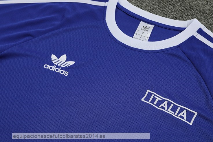 Nuevo Entrenamiento Conjunto Completo Italia 2024 Azul Baratas